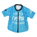 Baby truitje G-skin 'Born to go cycling' ( blue)
