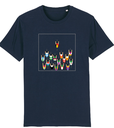 T shirt Cobbles ' Peloton' navy blue