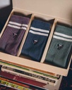 Sokken Erstwhile Navy,green, purple gift box