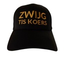 Pet 'Zwijg t'is koers ' navy